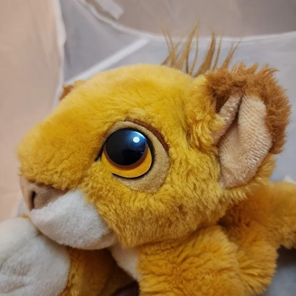 Vintage Mattel The Lion King Floppy Baby Simba 1993 Stuffed Animal Plush Toy EUC - Picture 6 of 10